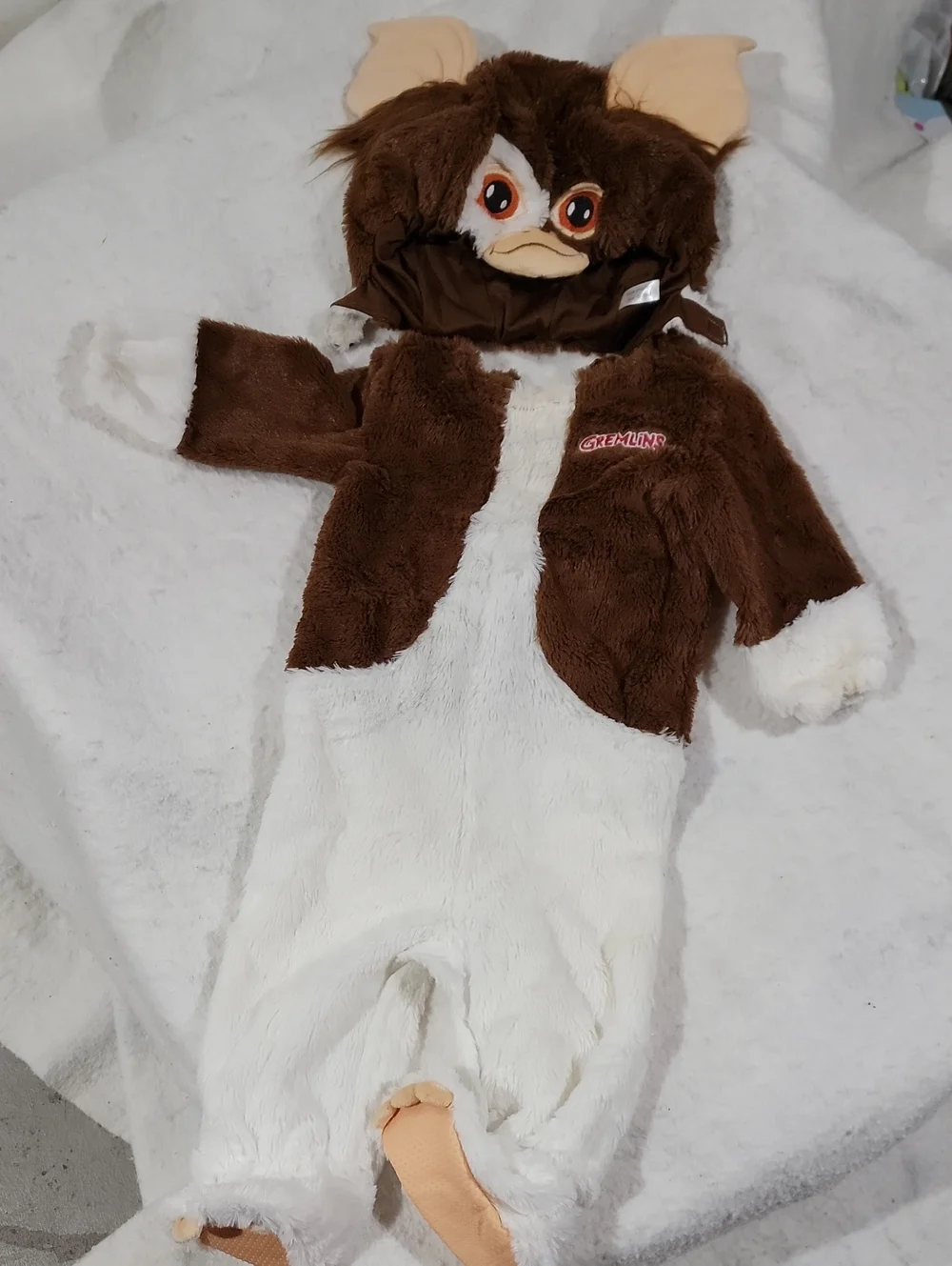 Gremlins Gizmo Brown & White Kids Costume 12 - 18 Months Halloween